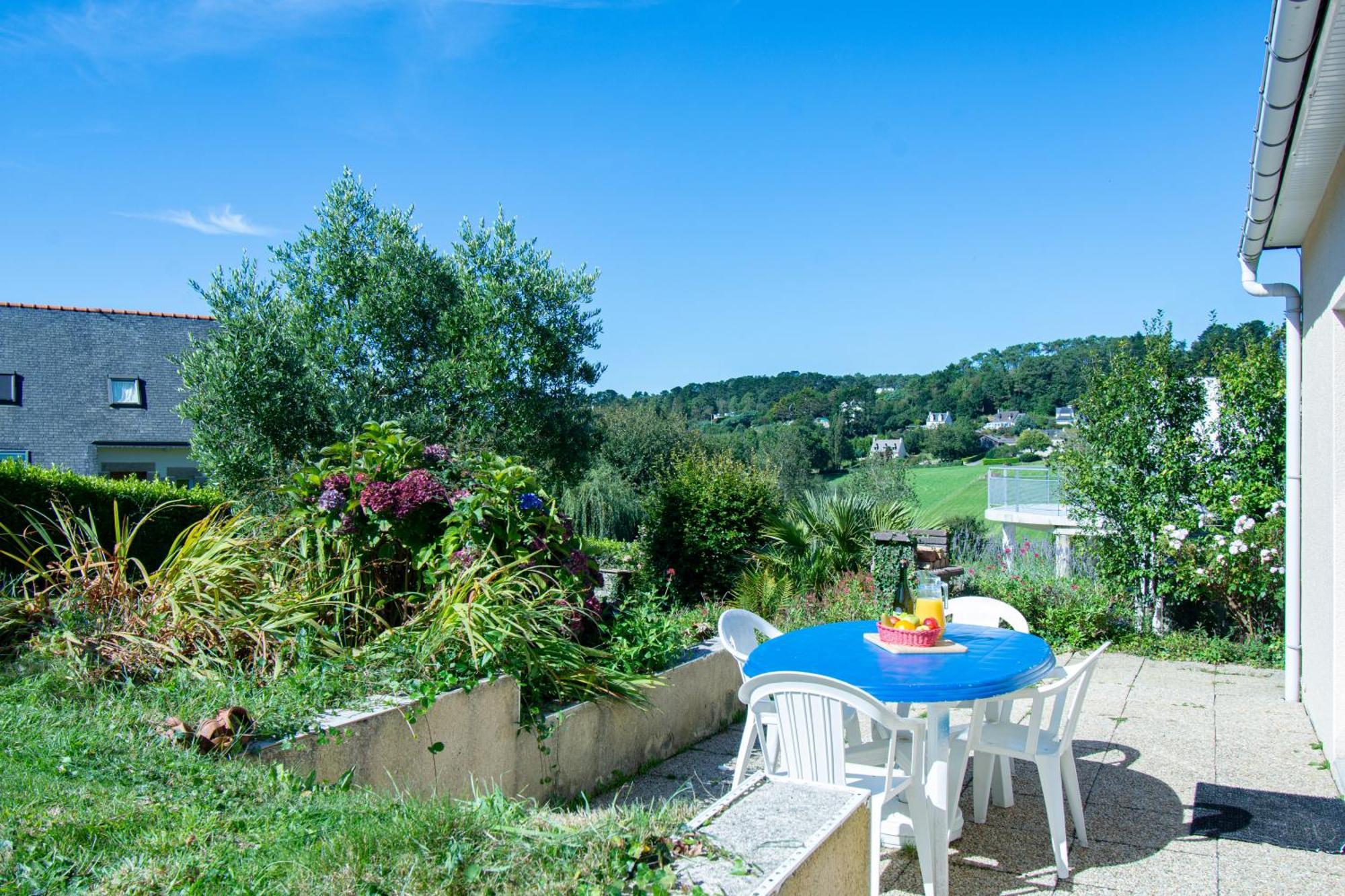 Goul Ar Roz I Terrasse Sud & Vue Mer Telgruc-sur-Mer Exterior foto